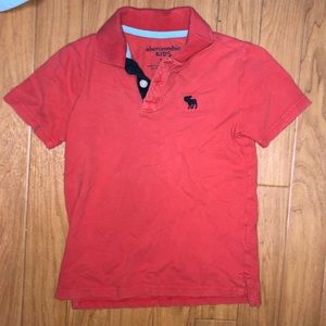 Red Abercrombie kids polo.